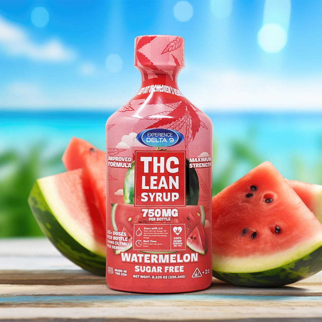 Delta 9 THC Sugar Free Watermelon Lean Syrup 750mg